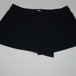 Bar III Plus Size 2x Black Skort Back Zipper NWT